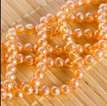 Zdjęcie - Kryształ górski kulki fasetowane topaz AB 6mm