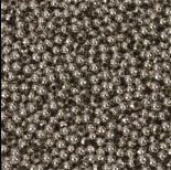 Zdjęcie - Kulki gładkie w kolorze ciemnego srebra 3mm