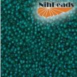 Zdjęcie - Koraliki NihBeads 12/0 Inside-Color Teal Green/ White Line