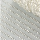 Zdjęcie - Łańcuszek simple duże oczka w srebrnym kolorze 3mm