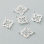 Zdjęcie - Rozgałęźnik kwiatek ażurowy Ag925 18x13mm