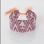 Zdjęcie - Bransoletka boho 13 rzędowa z koralików Matsuno 17-27cm