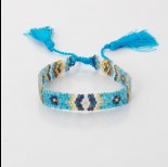 Zdjęcie - Bransoletka boho 5 rzędowa z koralików Matsuno 17-27cm