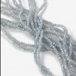 Zdjęcie - Kryształki oponki fasetowane grey AB 2x3mm