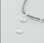 Zdjęcie - Srebrna zawieszka mała moneta, próba Ag925 8mm