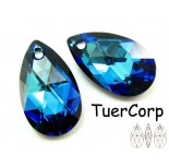 Zdjęcie - Swarovski almond pendant bermuda blue 16mm
