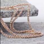 Zdjęcie - Hematyt kulka fasetowana platerowana rose gold 3mm