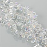 Zdjęcie - Kryształki drop fasetowane crystal AB 6x11mm