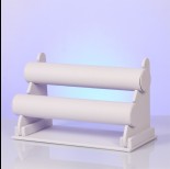 Zdjęcie - Ekspozytor podwójny na bransoletki biały 31x15cm