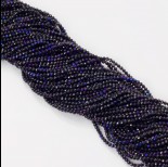 Zdjęcie - Czarny spinel kulka fasetowana platerowana 2mm