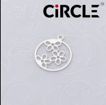 Zdjęcie - Zawieszka ze stali chirurgicznej kwiatki 13mm