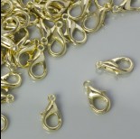 Zdjęcie - Karabińczyki light gold 14mm