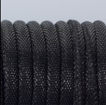 Zdjęcie - Rzemień szyty materiałowy czarny 6mm