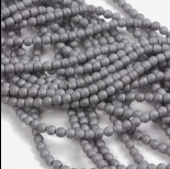 Zdjęcie - Hematyt kulki srebrny mat 3mm