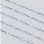 Zdjęcie - Łańcuszek bulion kuleczki 1.2mm błękitny