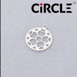 Zdjęcie - Zawieszka ze stali chirurgicznej serduszka w kółku 13mm