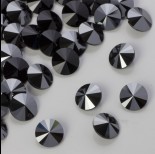 Zdjęcie - Swarovski rivoli stone hematite 8mm
