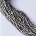 Zdjęcie - Kryształki oponki fasetowane steel grey AB 2x3mm