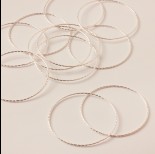Zdjęcie - Srebrny łącznik koło diamentowe 40mm ag925