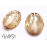 Zdjęcie - Swarovski oval bead 22mm golden shadow