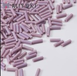 Zdjęcie - Koraliki Miyuki Bugles #2 6 mm Matted Opaque Mauve AB