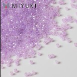Zdjęcie - Koraliki Miyuki Delica 11/0 Lined Crystal/Pale Lilac