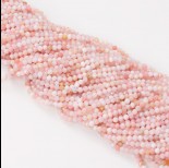 Zdjęcie - Opal różowy kulka fasetowana 3mm