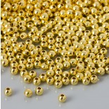 Zdjęcie - Srebrna kulka gładka, próba 925 pozłacana 3mm