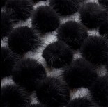 Zdjęcie - Pompon czarny 4cm