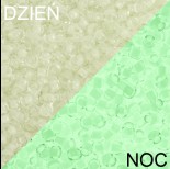 Zdjęcie - Koraliki TOHO Round 8/0 Glow In The Dark Yellow Crystal/Bright Green