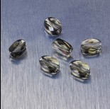 Zdjęcie - 5051 Swarovski mini oval bead 8x6mm Black Diamond
