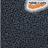 Zdjęcie - Koraliki NihBeads 12/0 Metallic Frosted Dark Gun Metal