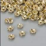 Zdjęcie - Przekładka rondelek z kryształkami crystal 5mm