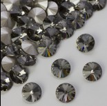 Zdjęcie - Swarovski rivoli stone black diamond 8mm