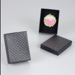 Zdjęcie - Czarne pudełko w kwadraciki 7x9cm