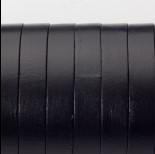 Zdjęcie - Rzemień naturalny płaski lakierowany 10x2mm czarny