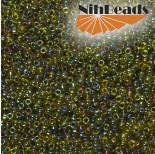 Zdjęcie - Koraliki NihBeads 12/0 Inside-Color Rainbow Jonquil/ Jet Line