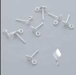 Zdjęcie - Srebrne sztyfty romby 11mm, Ag925