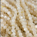 Zdjęcie - Masa perłowa kulka gładka opalizująca kremowa 6mm
