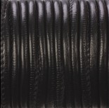 Zdjęcie - Rzemień szyty czarny 4mm