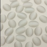 Zdjęcie - Kocie oko kaboszon owal popielaty 18x13mm