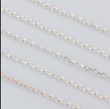 Zdjęcie - Łańcuszek ankier platerowany 3x2mm biały