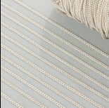 Zdjęcie - Łańcuszek pancerka dodatkowo platerowana w kolorze biało-złotym 1.5mm