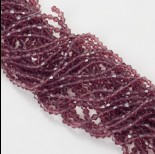 Zdjęcie - Kryształki bicone fasetowane 4mm garnet