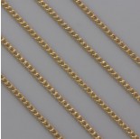 Zdjęcie - Łańcuszek pancerka real gold color 1,2mm