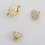 Zdjęcie - Zapięcie magnetyczne kulka złote 10mm