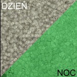 Zdjęcie - Koraliki TOHO Round 11/0 Glow In The Dark Gray Crystal/Bright Green