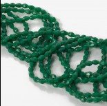 Zdjęcie - Kryształki drop bead full green 4x6mm