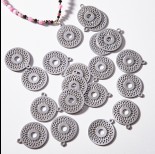 Zdjęcie - Zawieszka ze stali chirurgicznej ażur 18,3mm