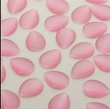 Zdjęcie - Kocie oko kaboszon łezka różowa 20x15mm